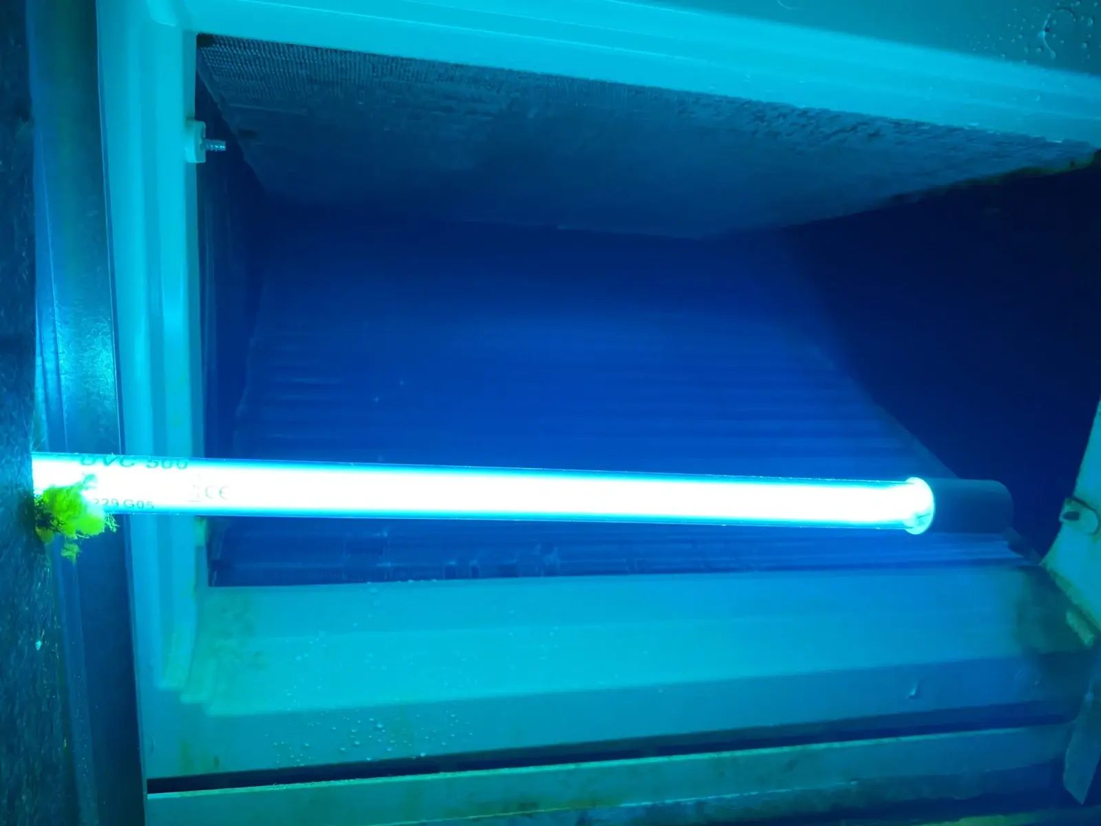 Uv Light installed near HVAC coil