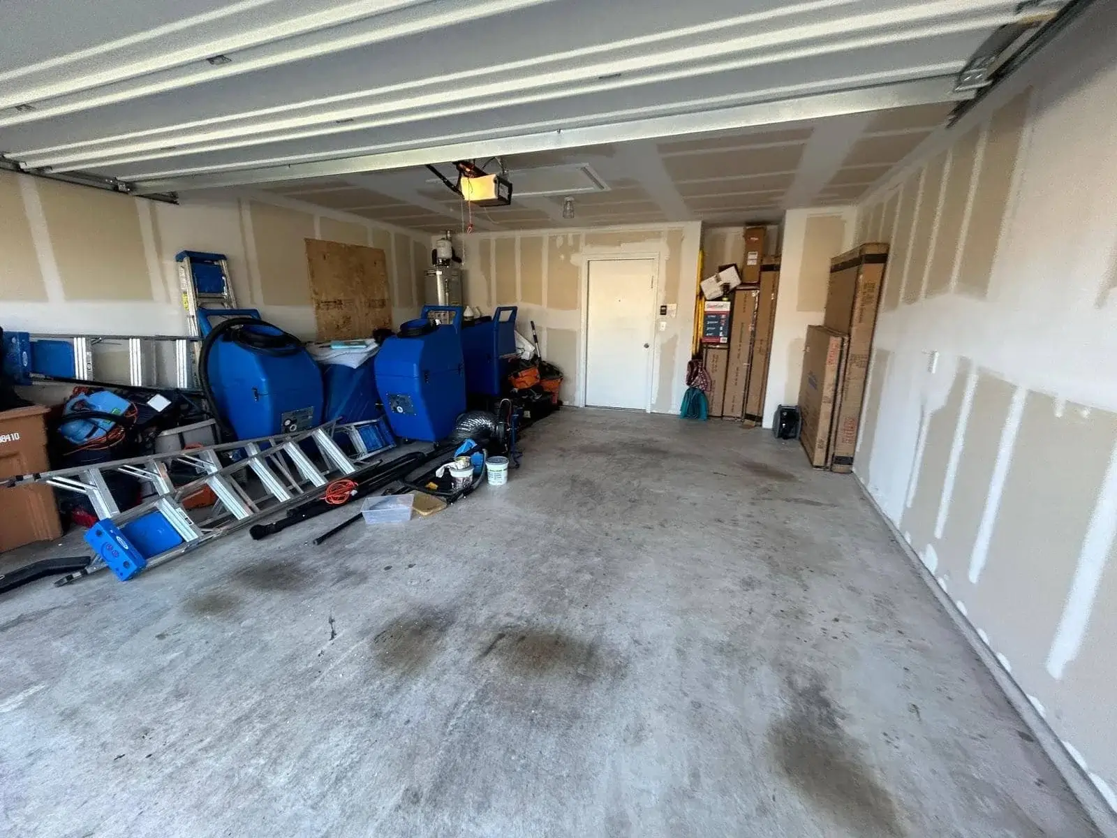 Air duct cleaning by negative air machine